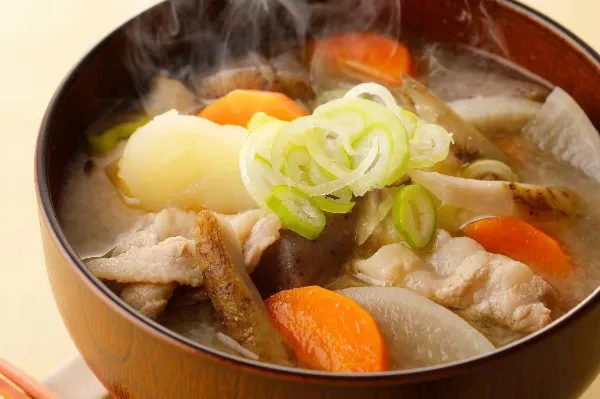 「かごしま黒豚」を使った豚汁