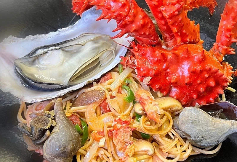 花咲ガニパスタ