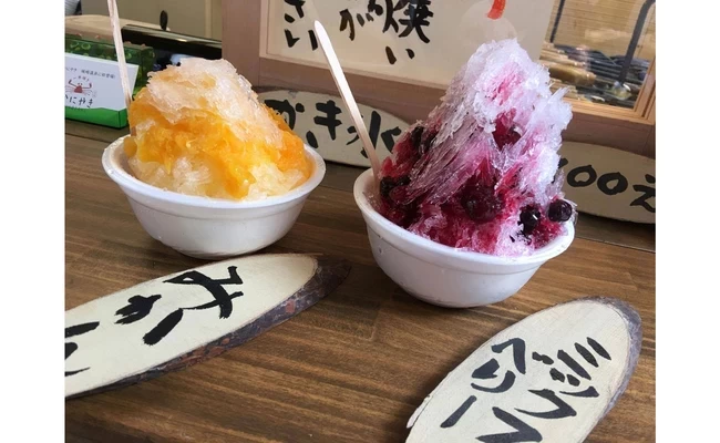 夏にはかき氷も登場。自家製シロップが美味