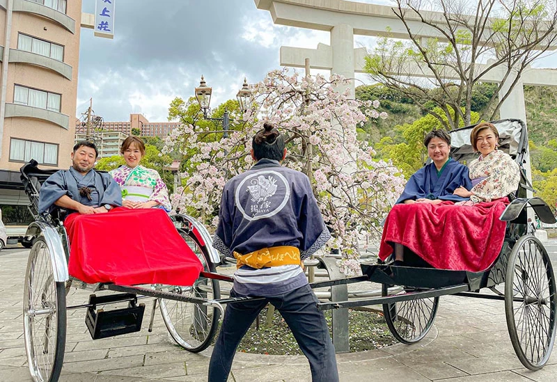 笑顔で観光が楽しめます