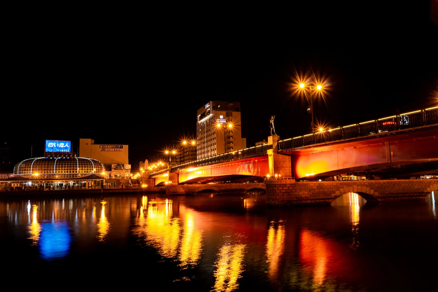 ライトアップの様子