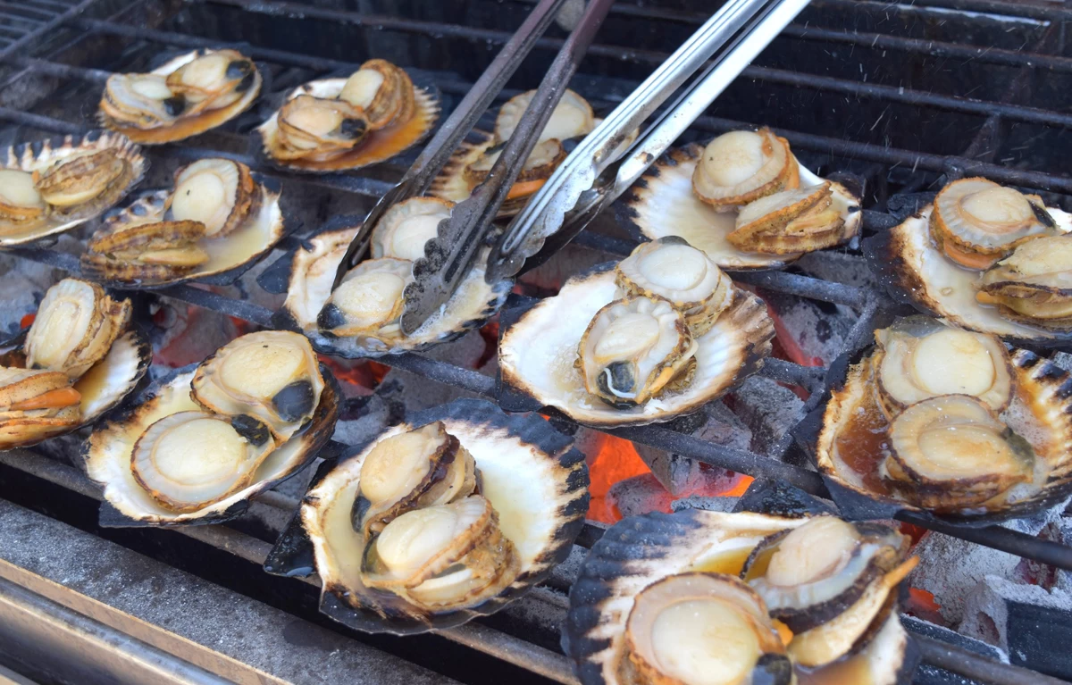 サロマ帆立貝焼きコーナー