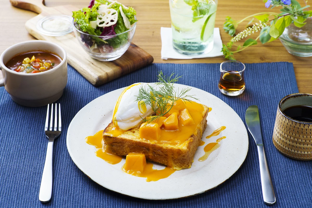 ごろっとマンゴーのフレンチトースト 