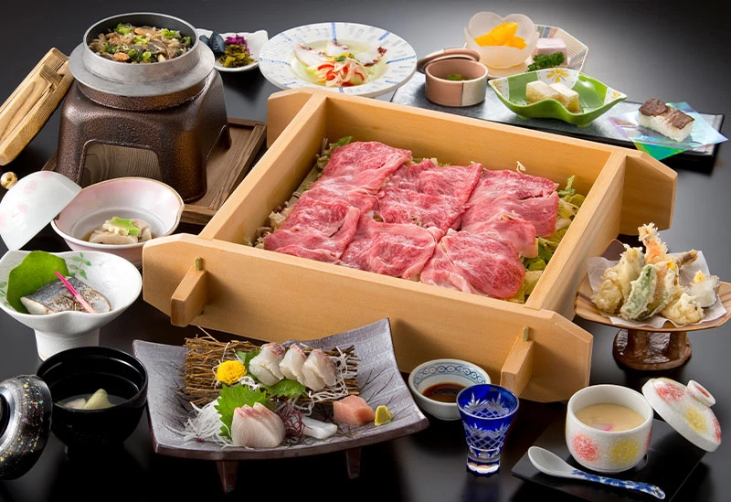 ブランド和牛を堪能できる「佐賀牛会席」