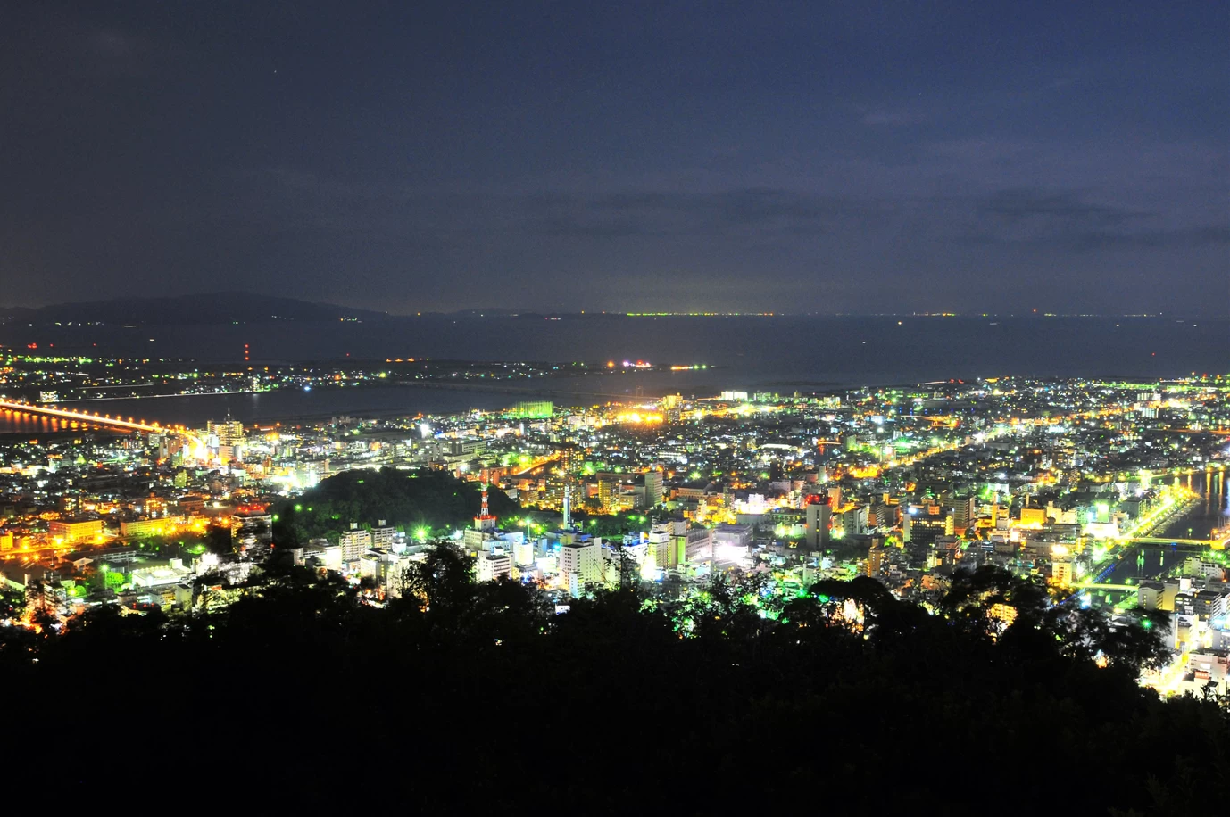 ロマンチックな夜景