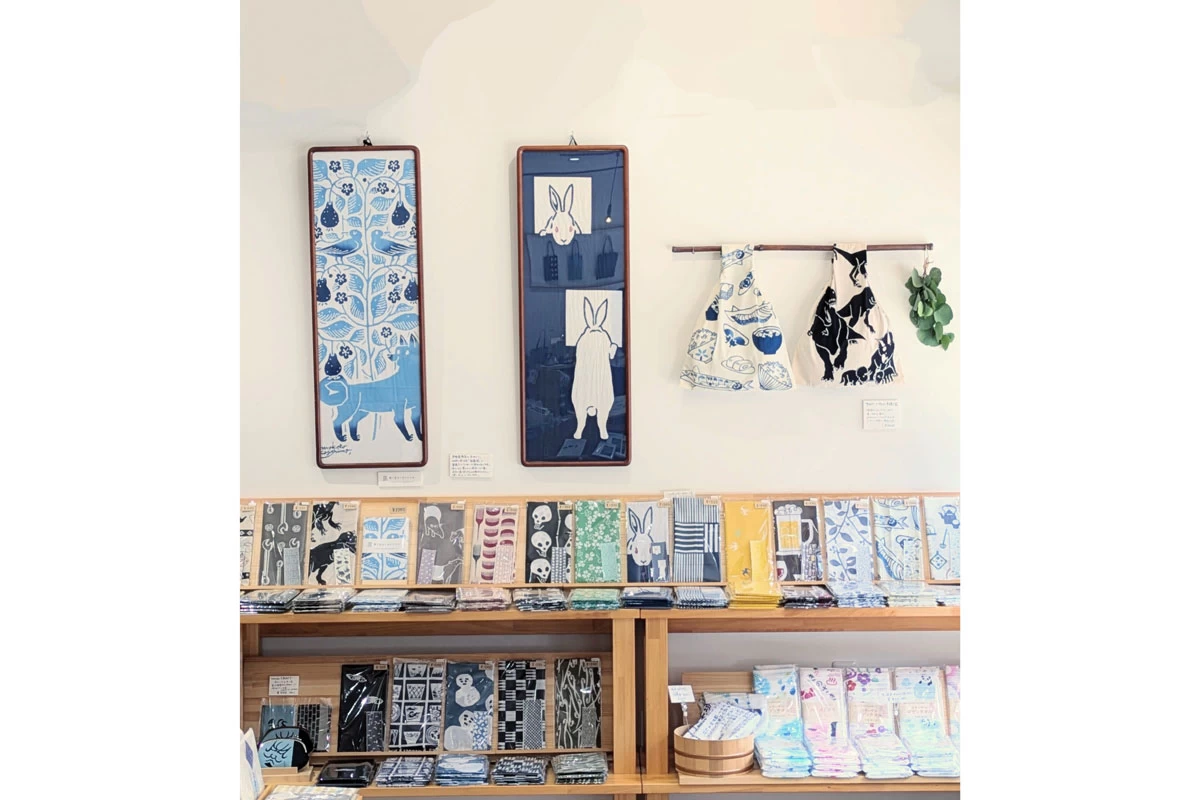 梨園染手ぬぐい