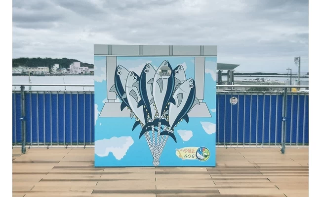 テラスにあるパネル（現地撮影）