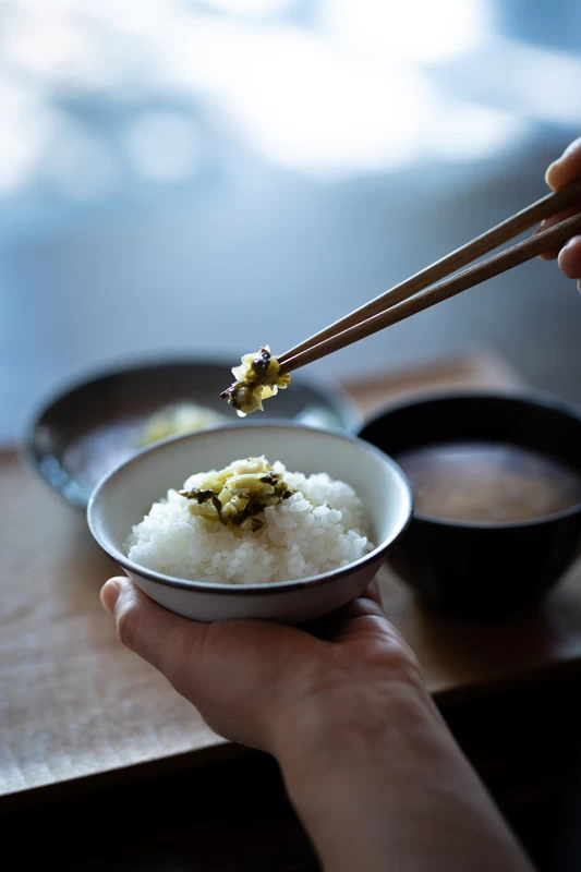 ごはんが進む各種漬物を扱う