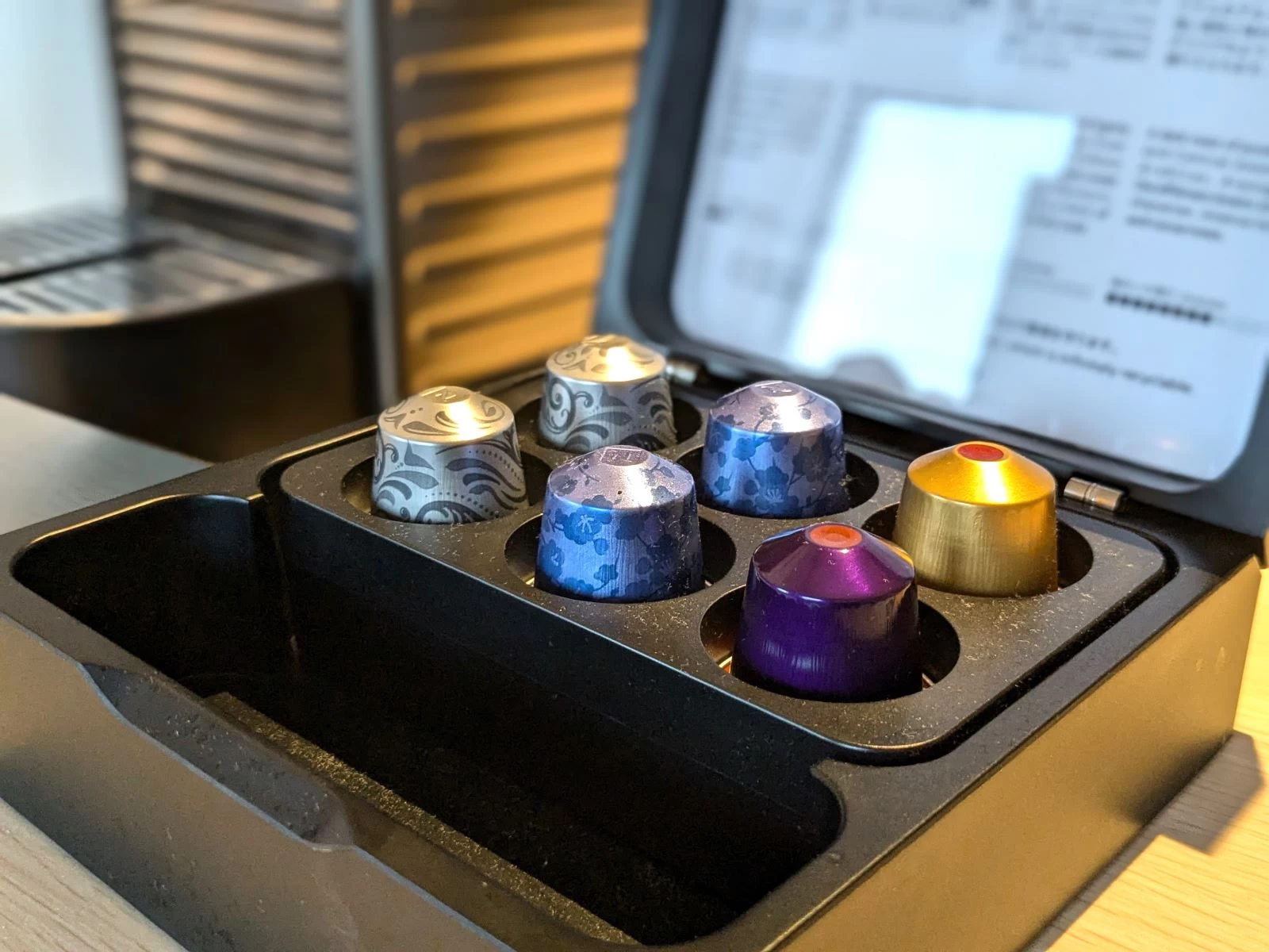 コーヒーマシーン（現地にて撮影）