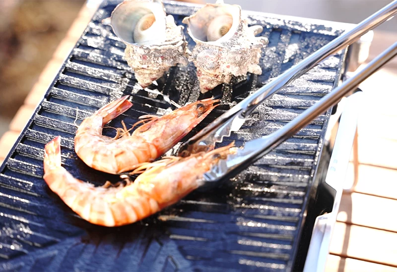 地元食材が堪能できるバーベキュー