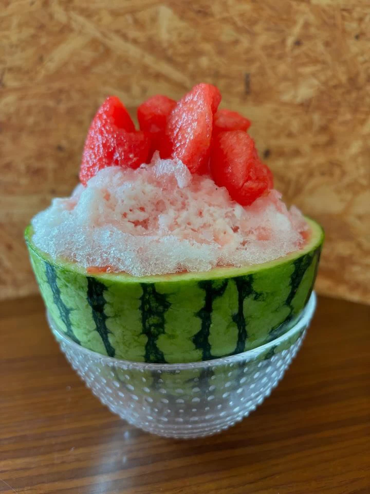 スイカ　ミルク