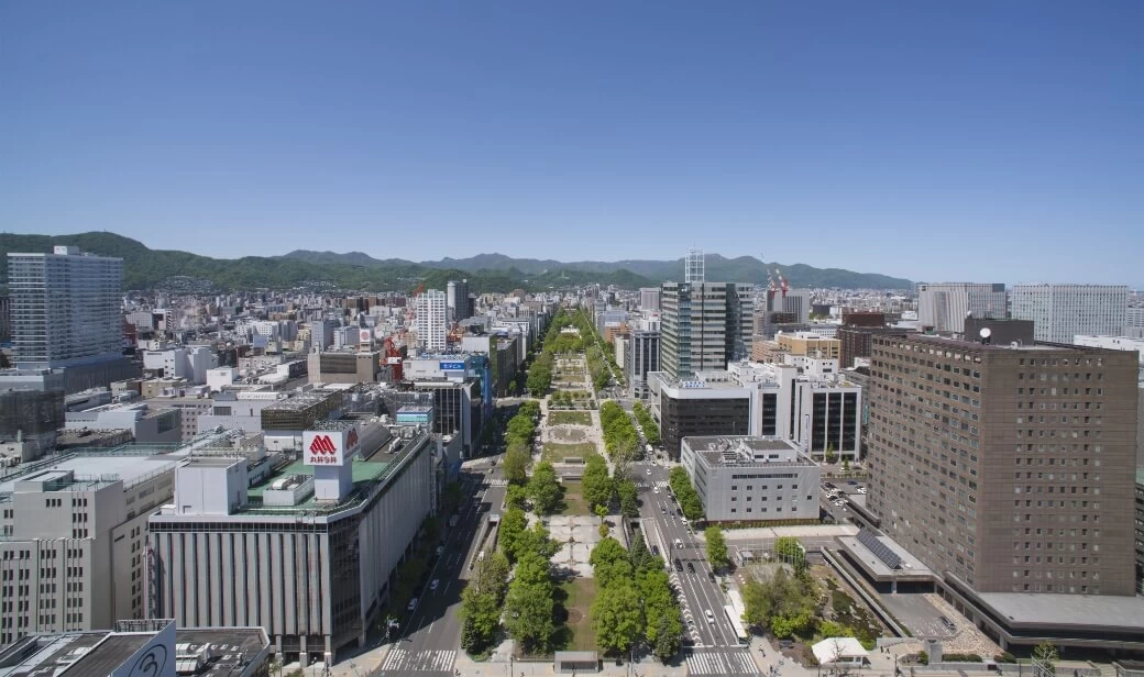 360度の景色を楽しめる展望台