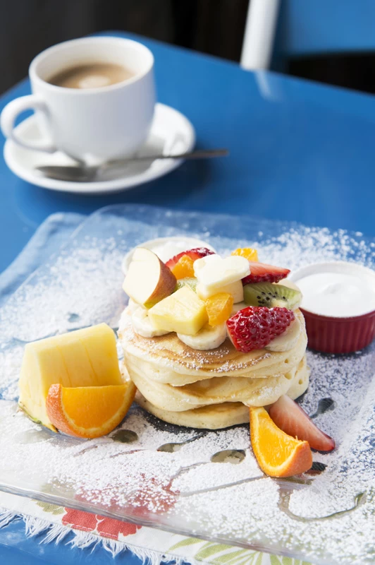 BlueMoonパンケーキとコーヒー