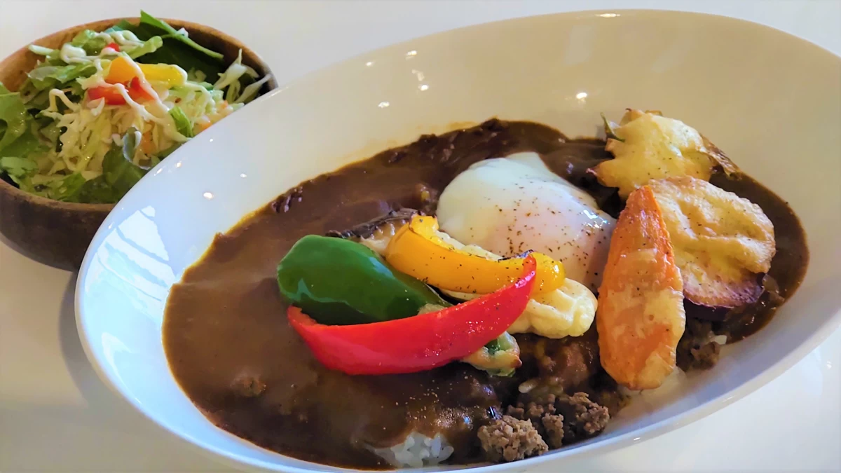彩り野菜のひき肉カレー