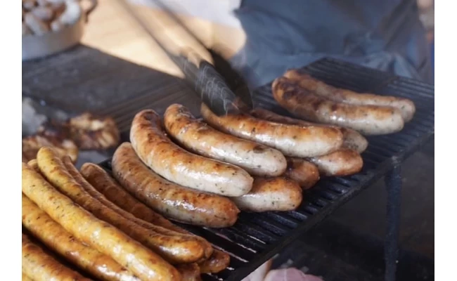 炭火焼ソーセージ