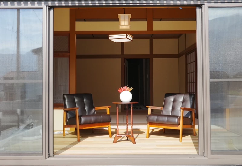 一息つける縁側