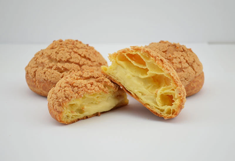 サクサク食感のシュー生地