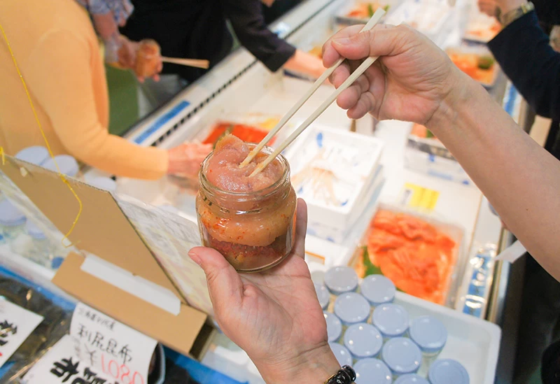 「虎杖浜たらこ」の詰め放題