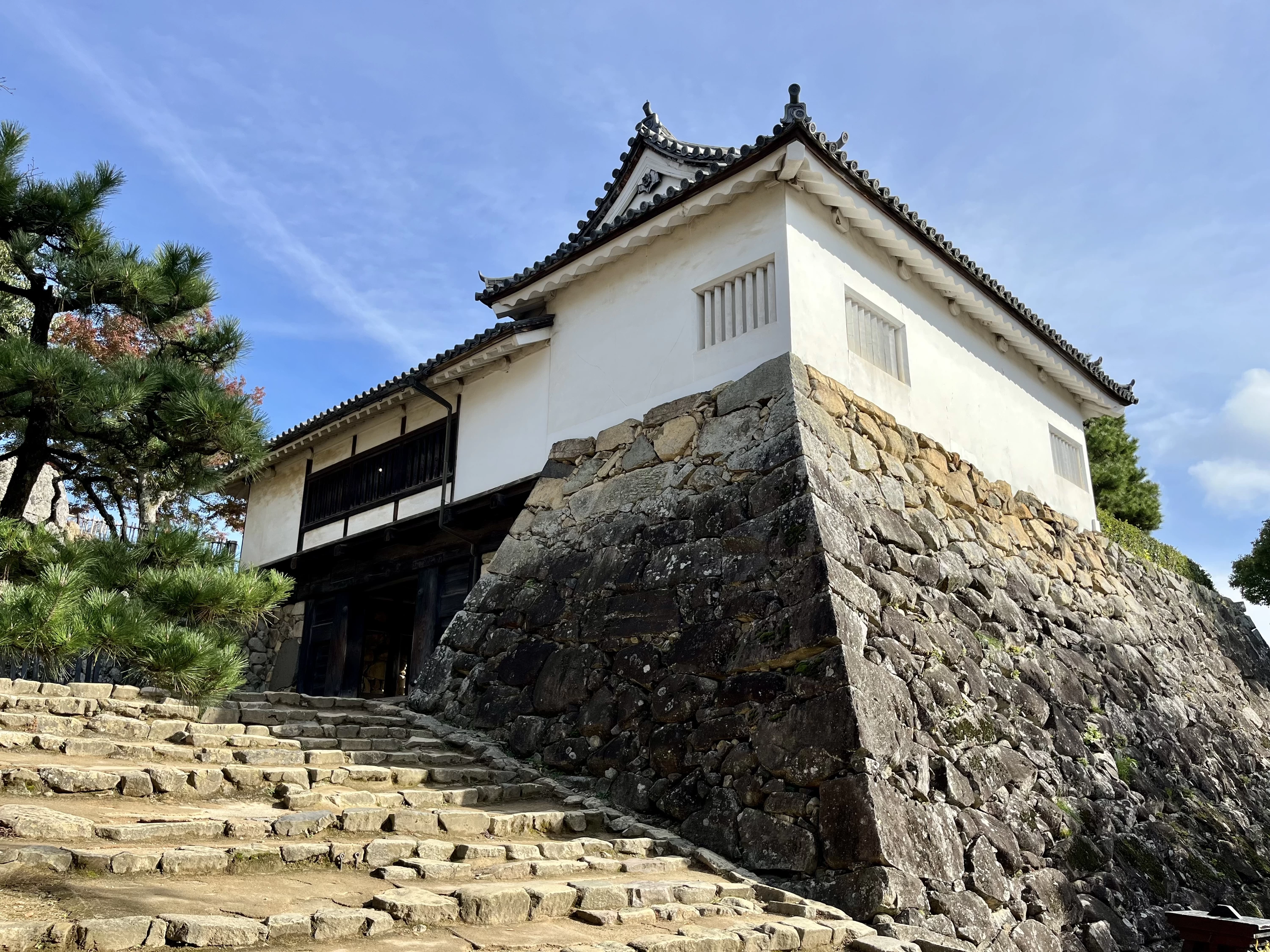 太鼓門櫓(現地にて撮影)