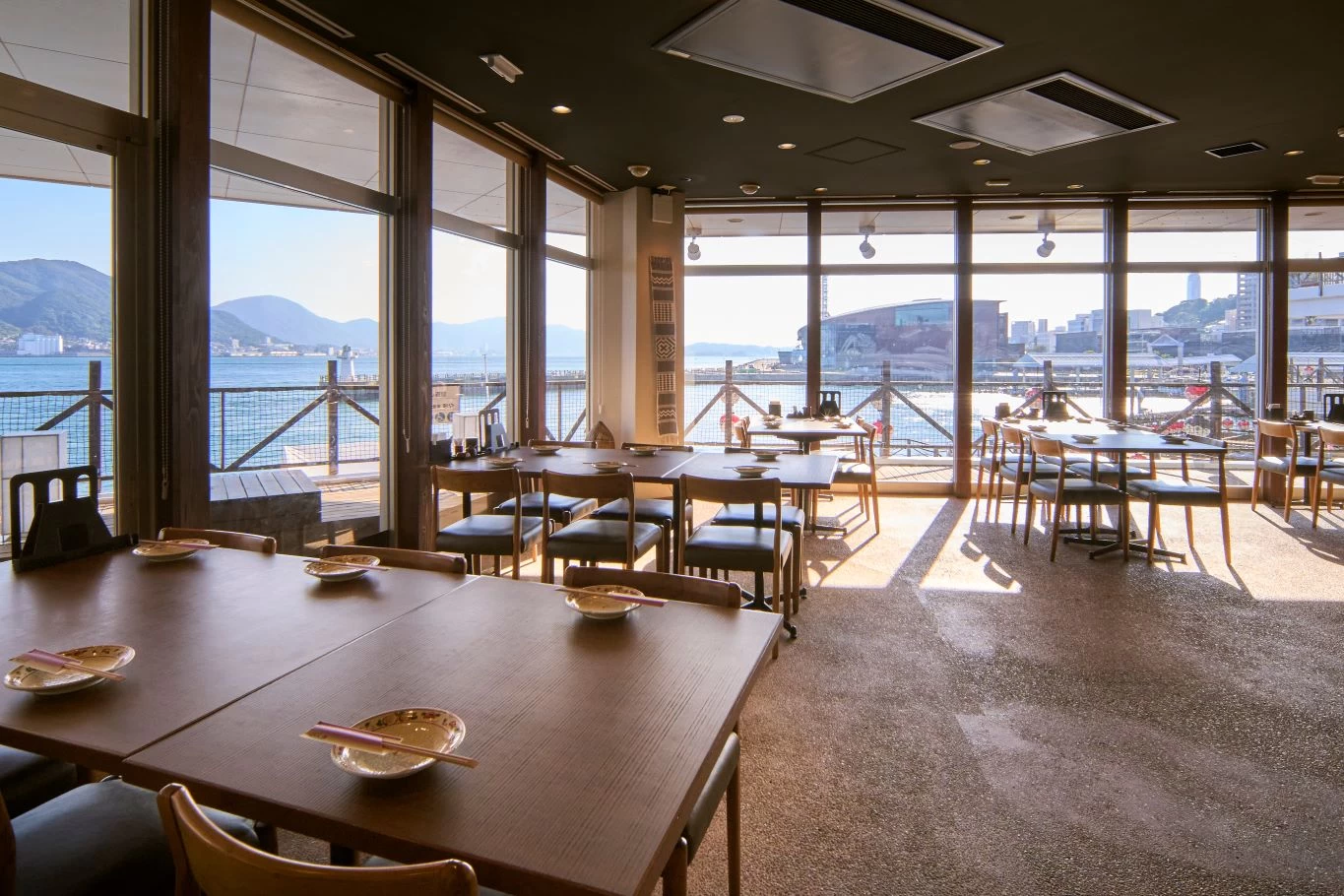 絶景を眺めながら食事を②