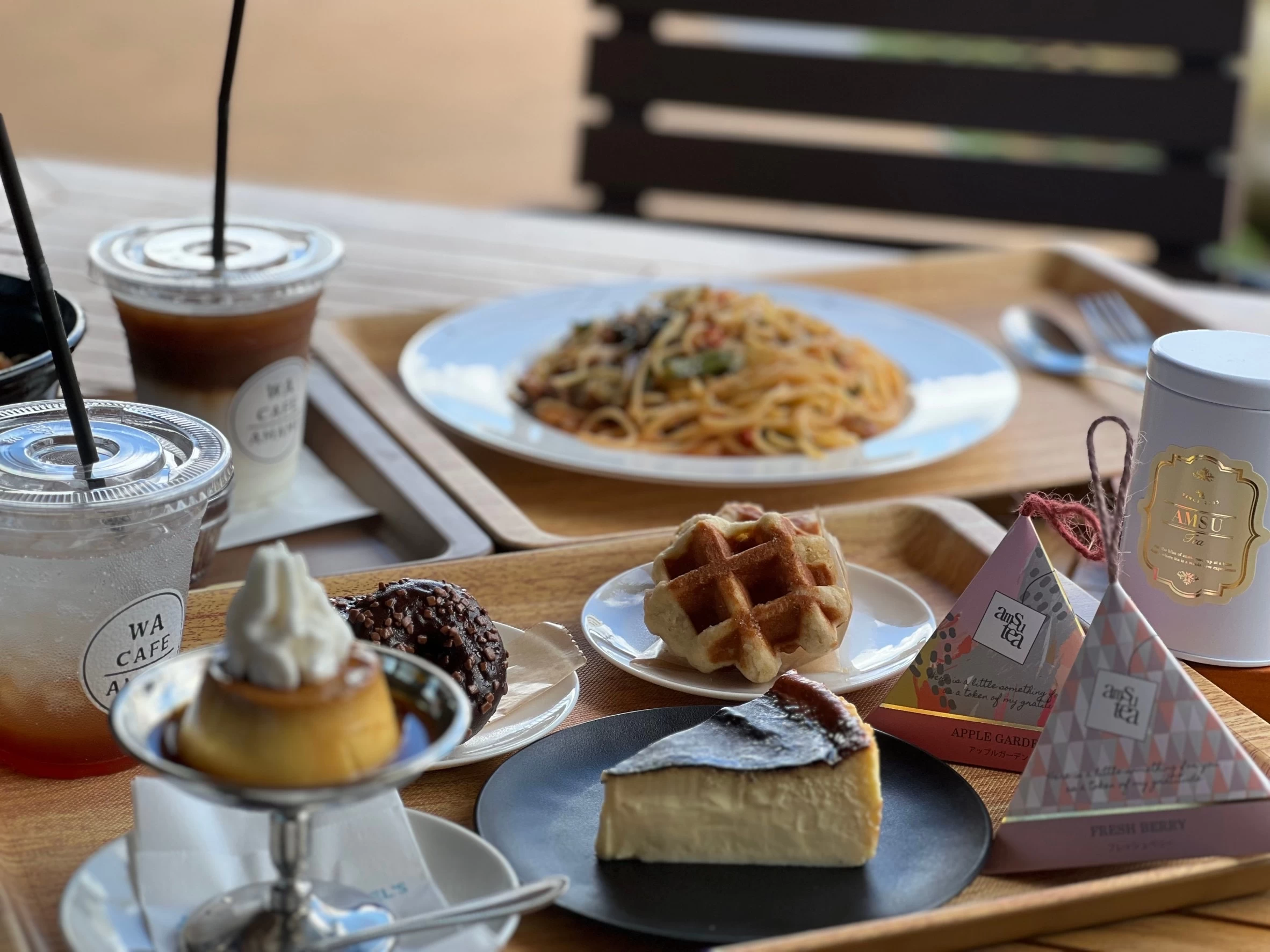 種類が豊富なカフェメニュー