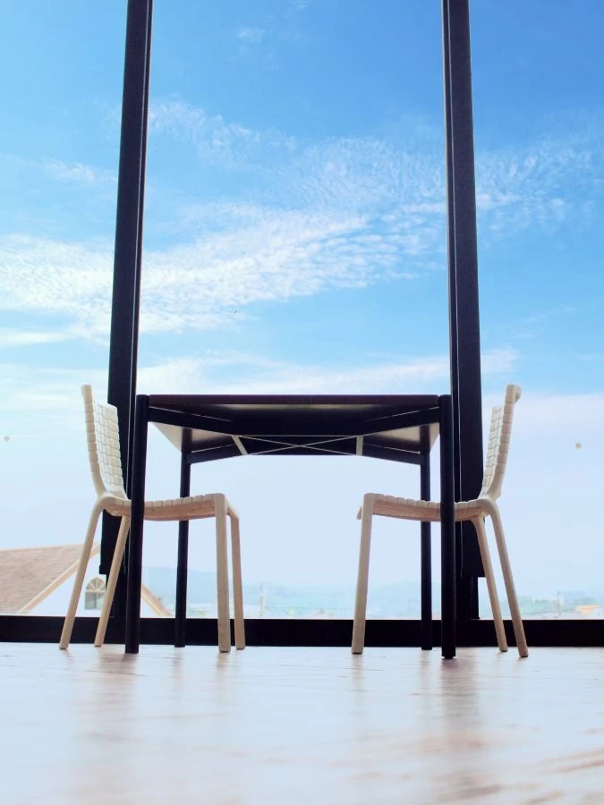 館内には写真映えするスポットもある