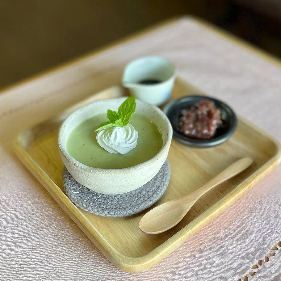 抹茶甘酒ソイぷりん