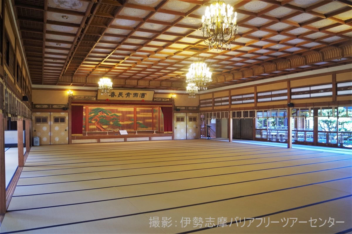 2階　120畳の大広間（現地にて撮影）