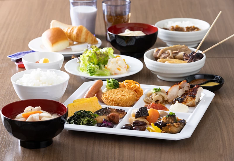 朝食ビュッフェ