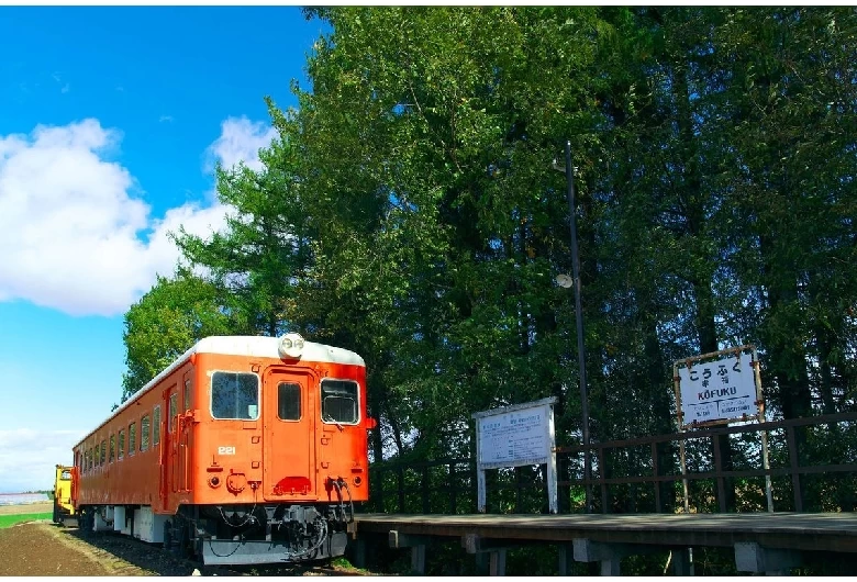 ディーゼルカーの展示