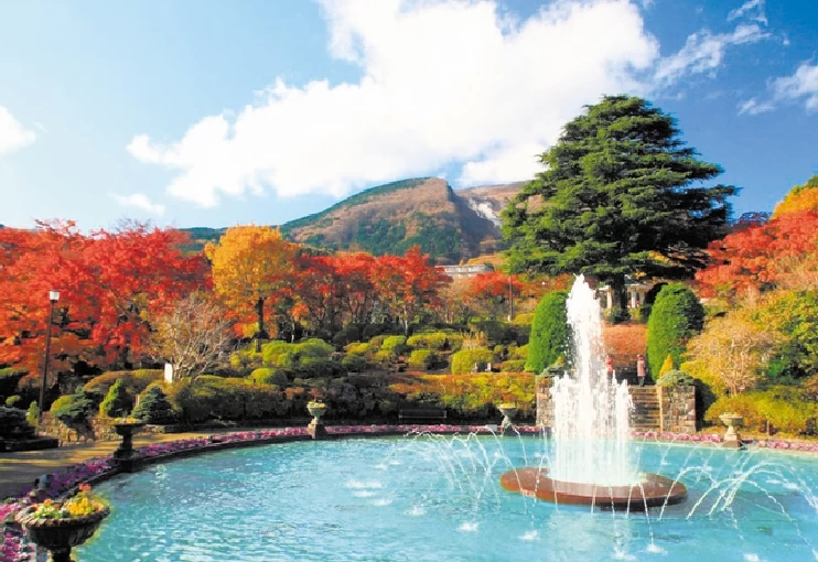 秋の箱根強羅公園