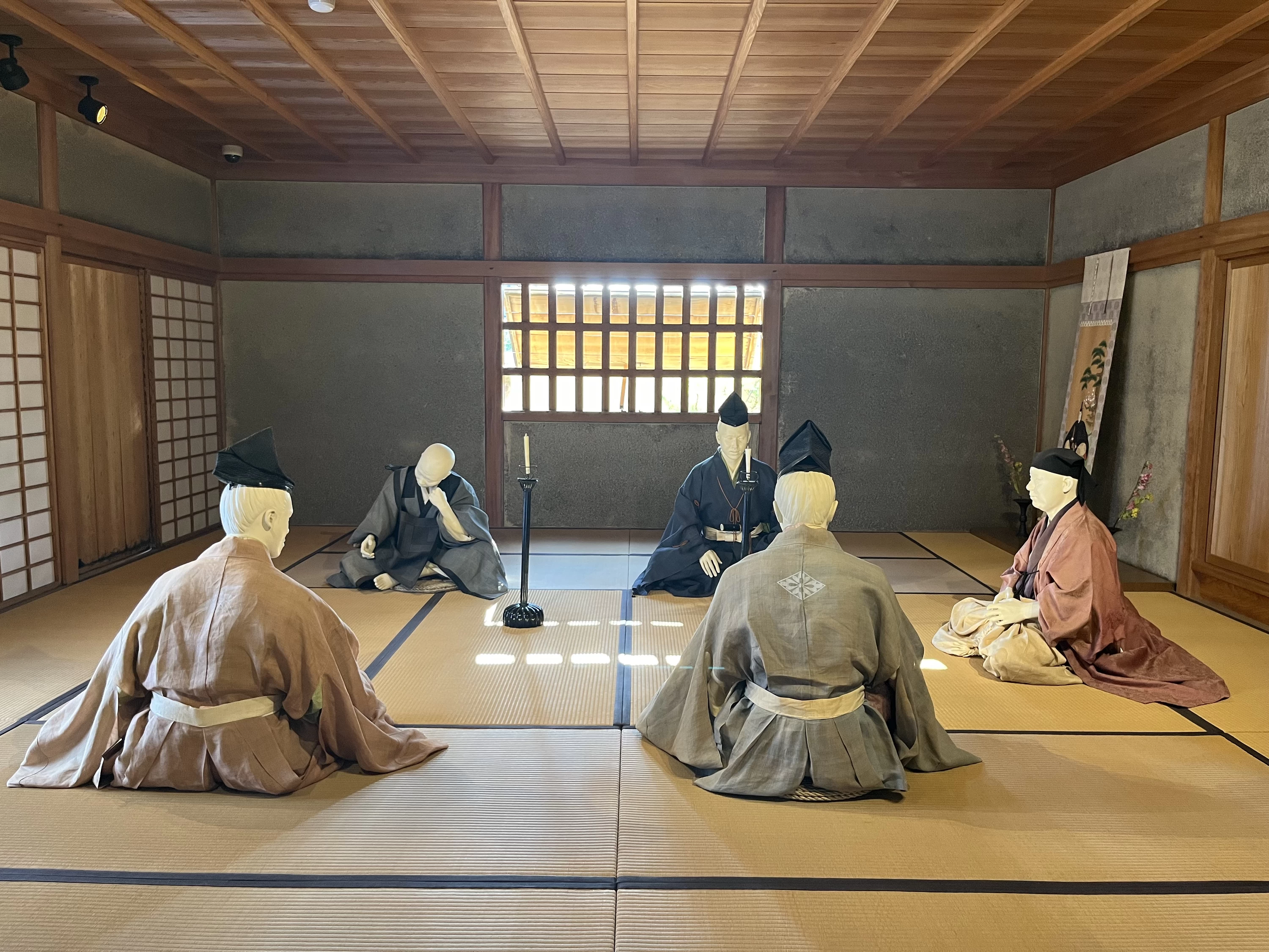 復元武士屋敷内部（現地にて撮影）