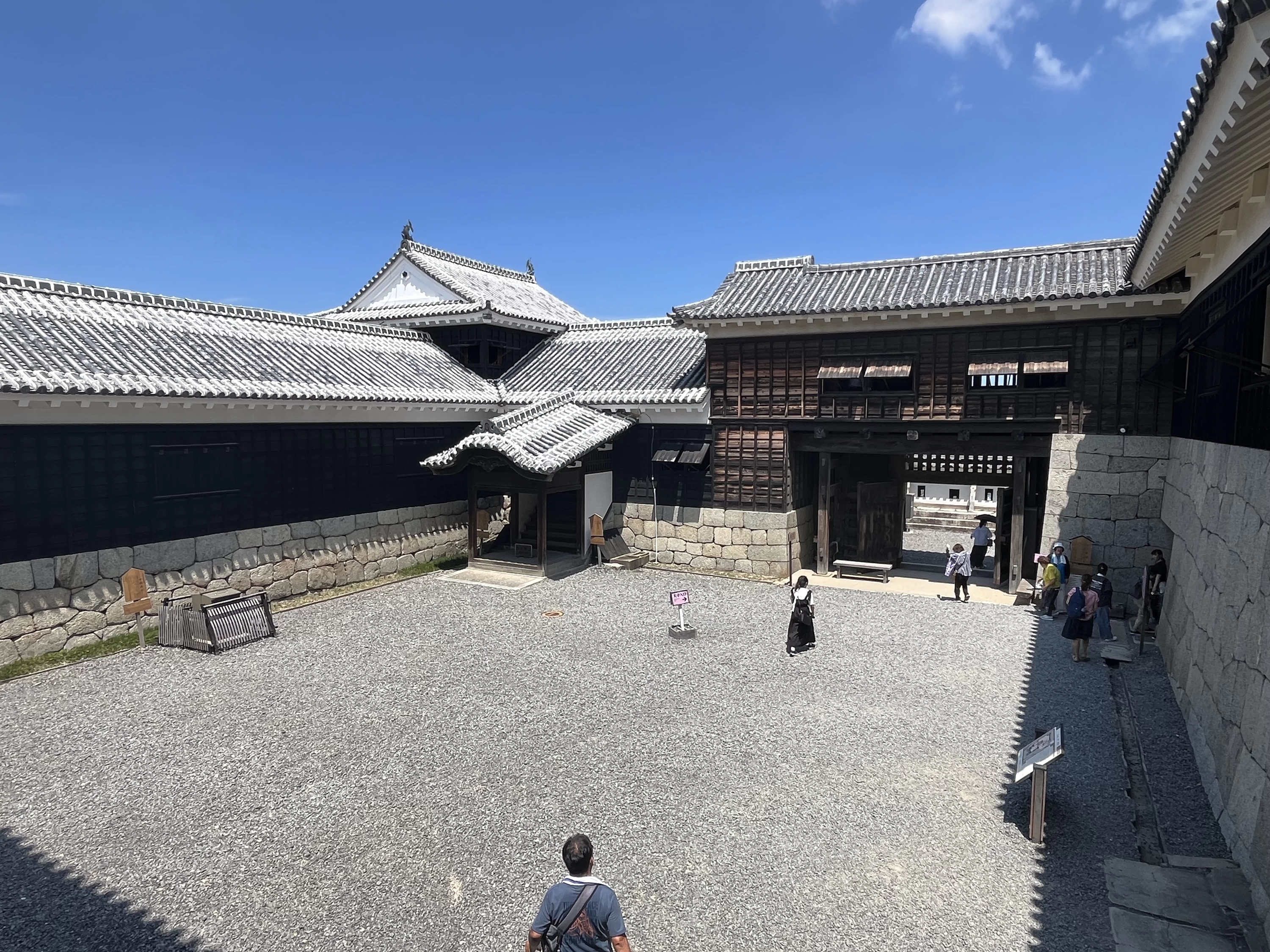 連立式天守内側（現地にて撮影）