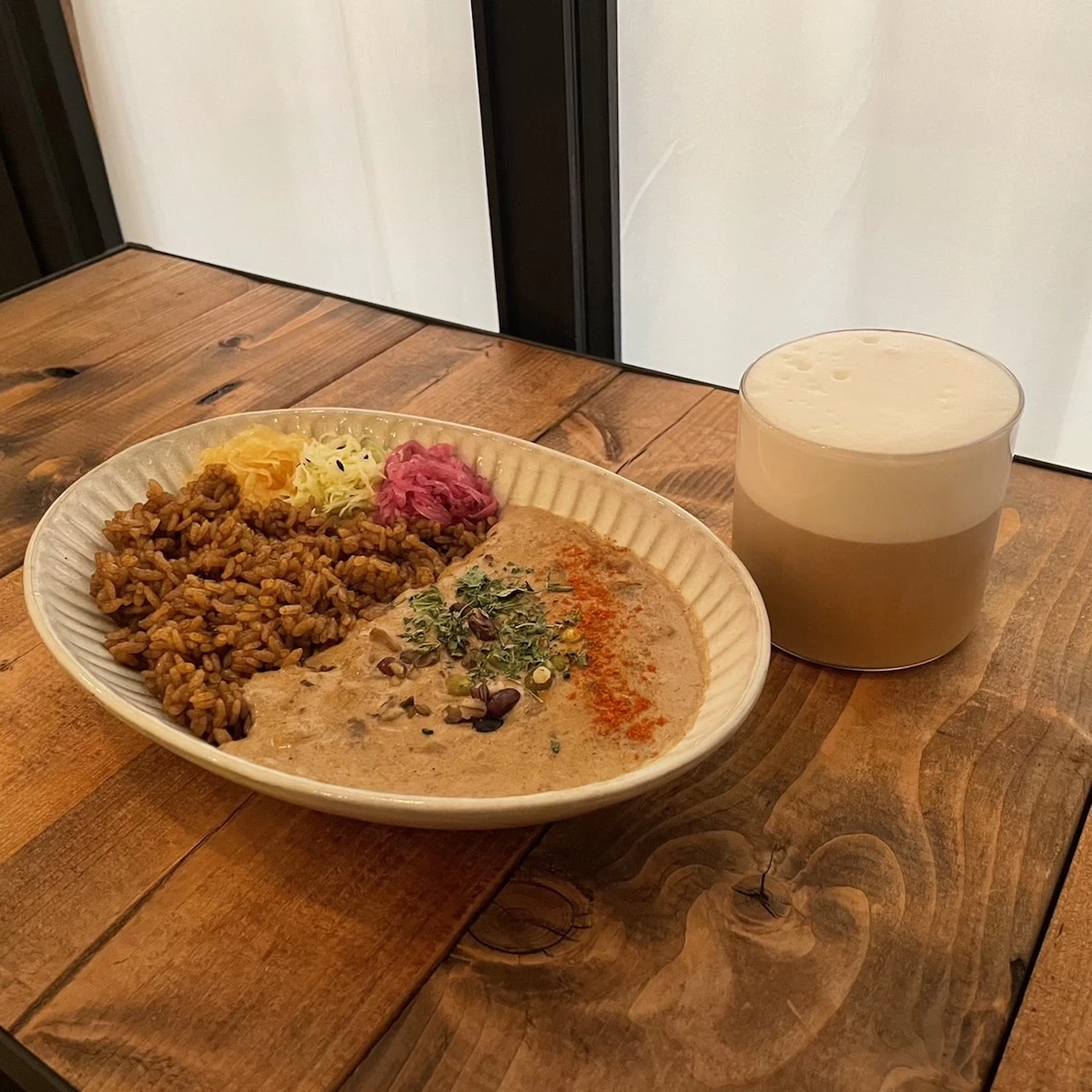 カフェオレと「特製カフェオレカレー」 