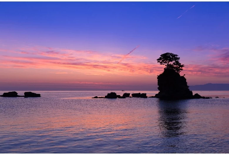 息を呑むような夕暮れ