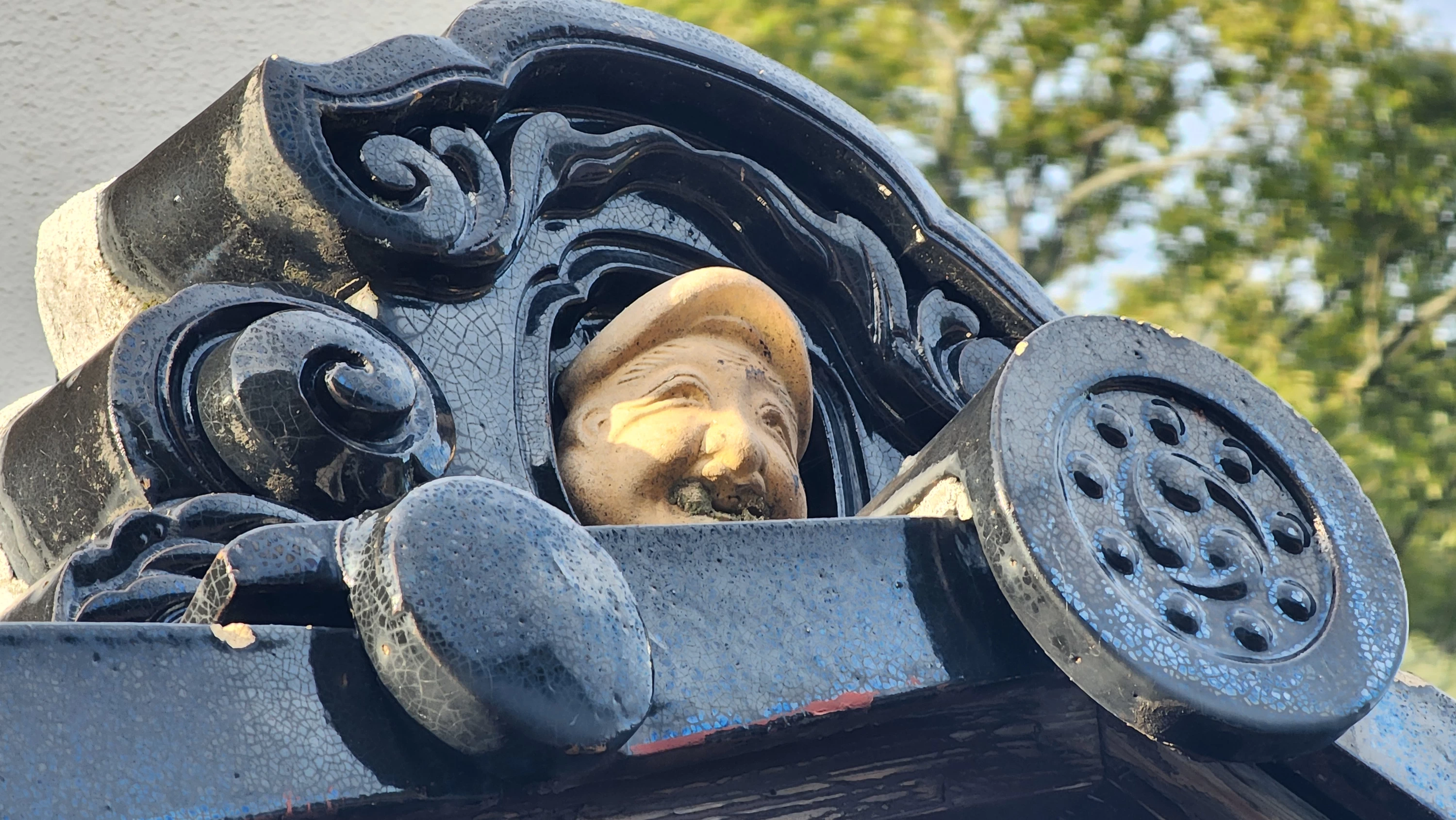 恵比寿様を発見　（現地にて撮影）