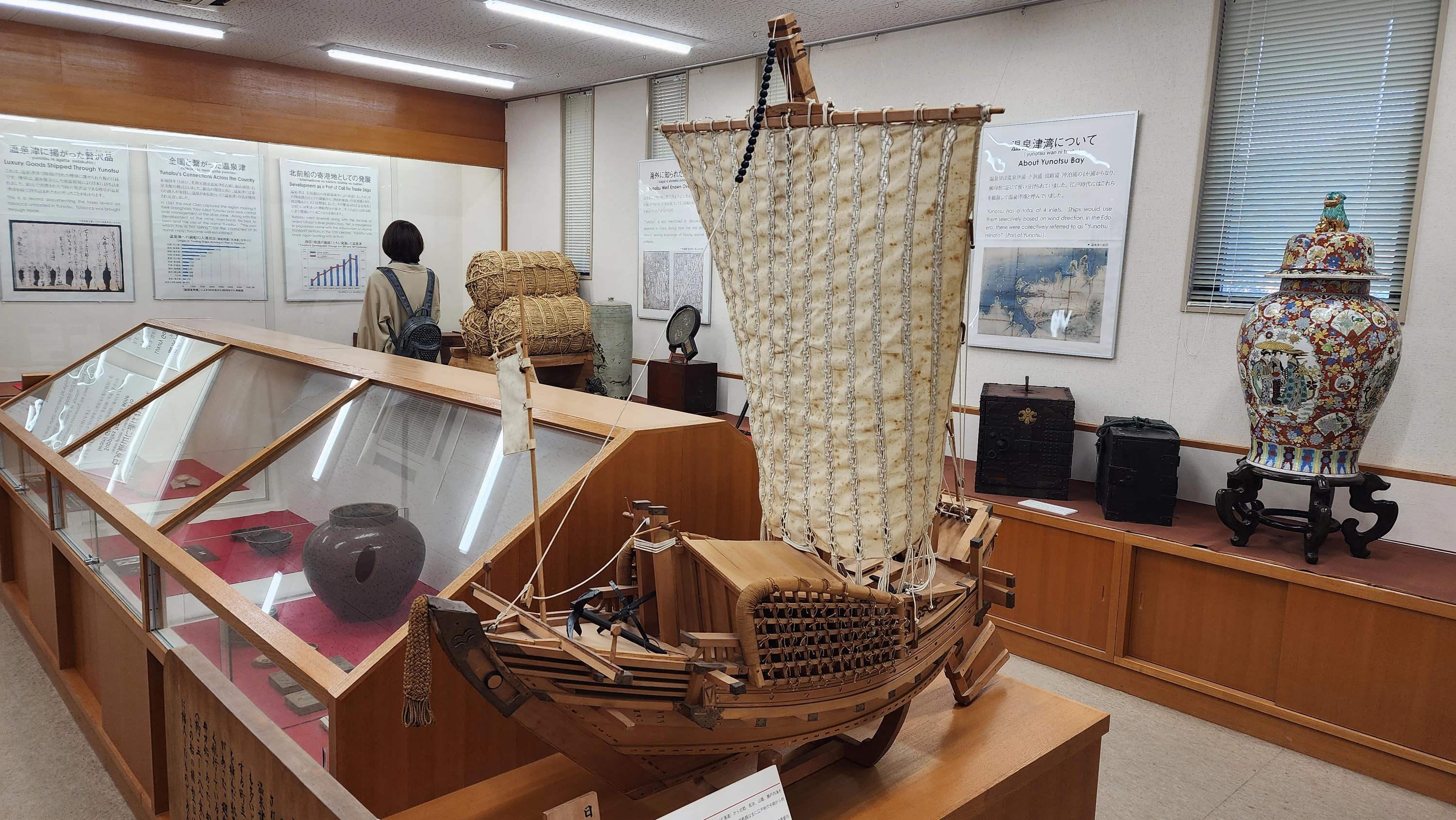 2階展示室（現地にて撮影）