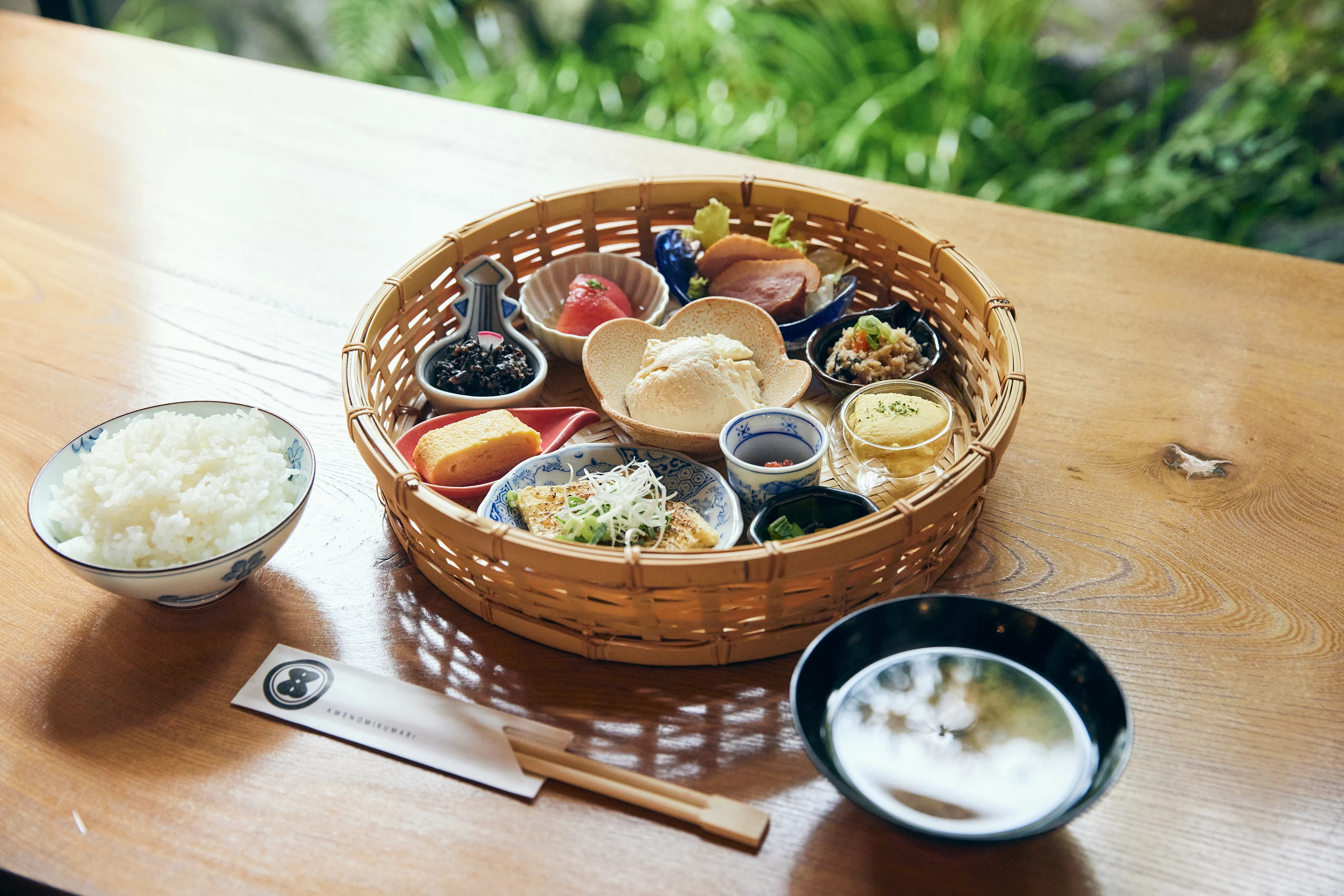 ランチで人気の「豆腐料理の竹膳弁当」1,408円