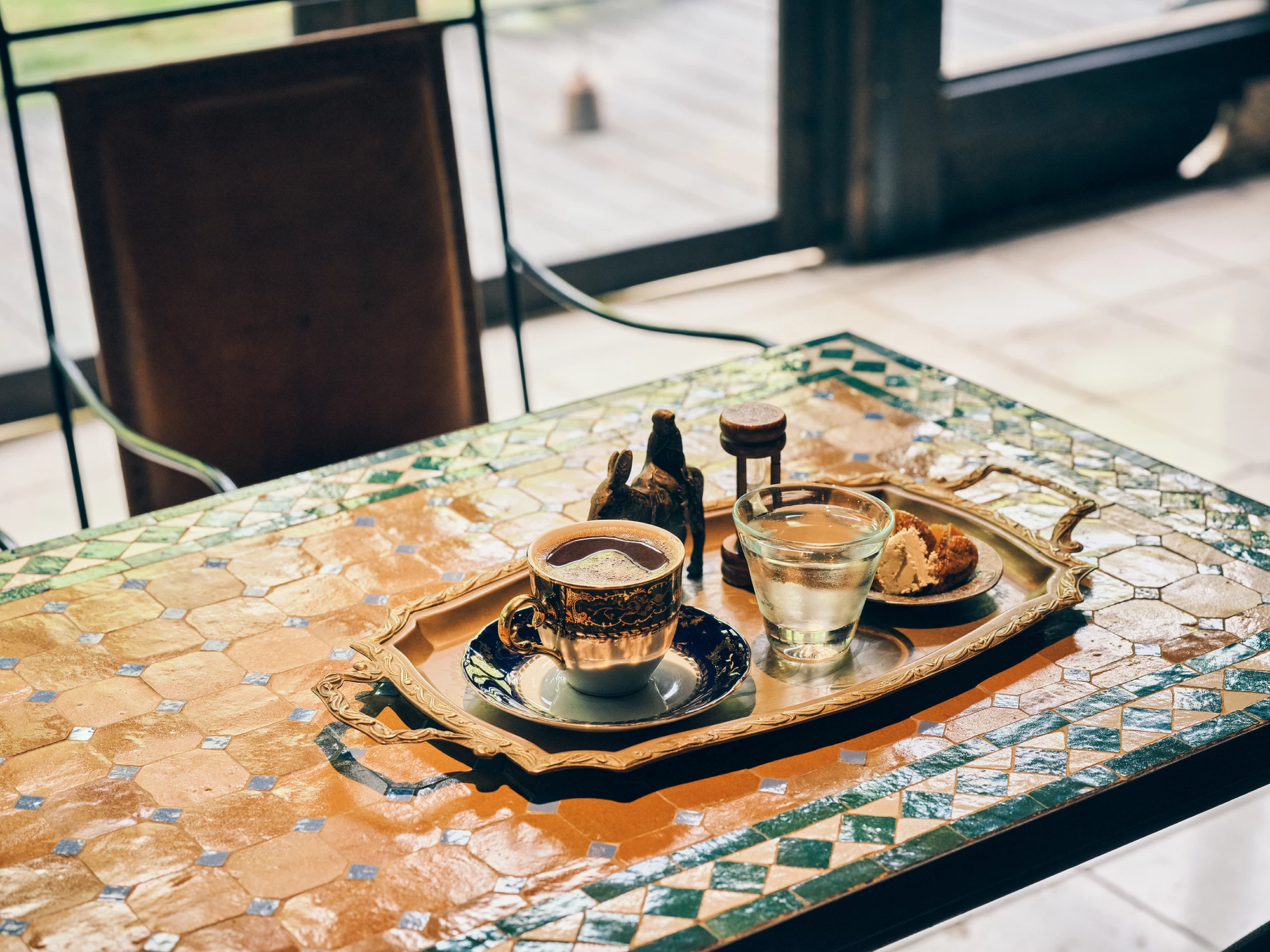 トルコ式で淹れた「アラビアンコーヒー」680円