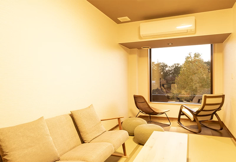 広々とした開放感のある客室