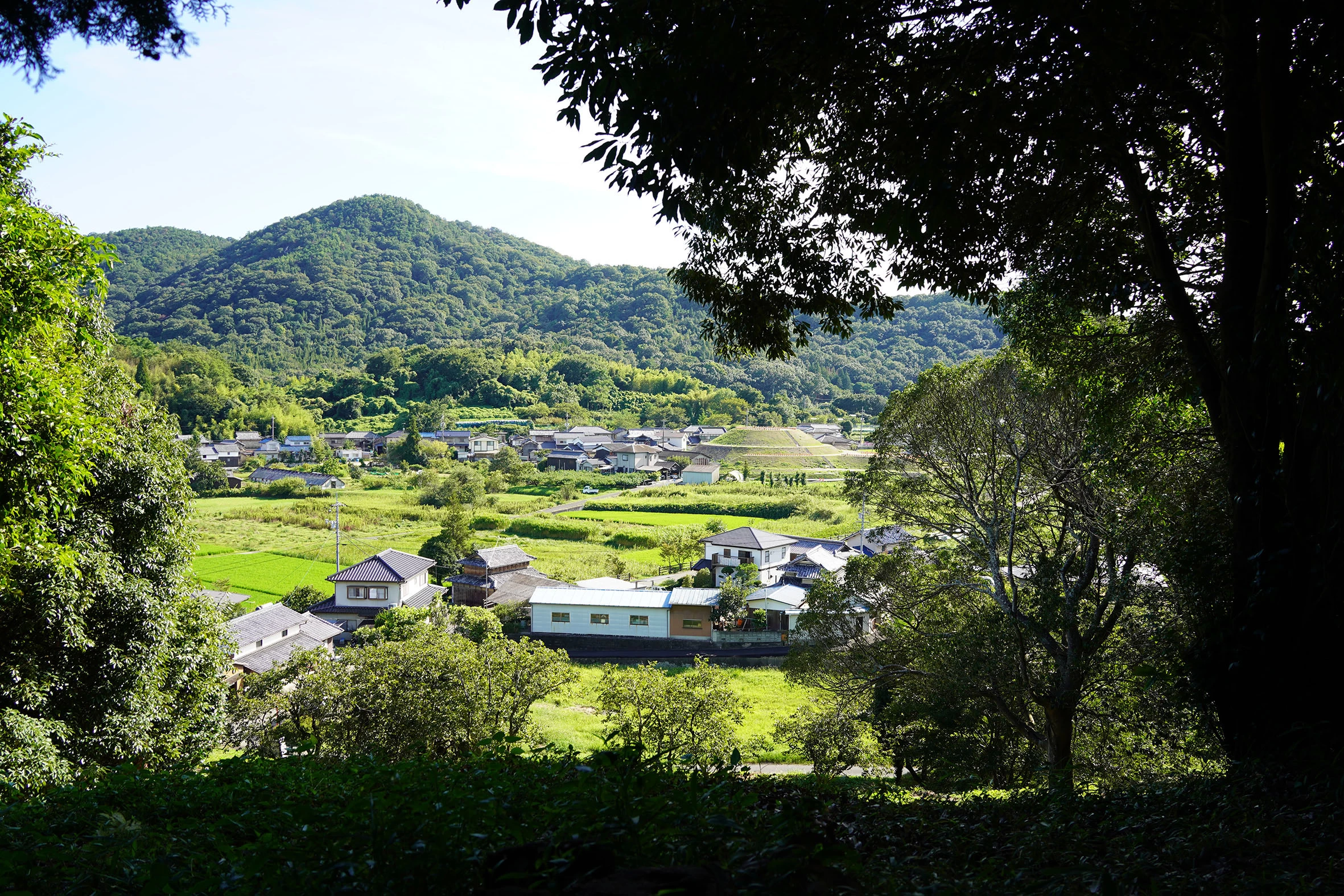 古墳から眺める吉備地方の景色は素晴らしい