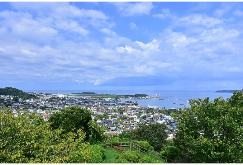 館山の景色を一望