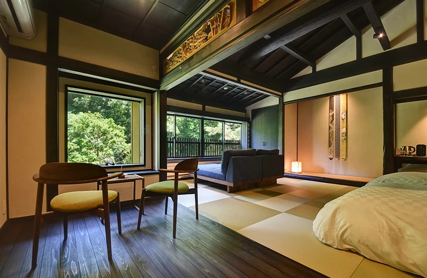 お部屋からも自然が望める