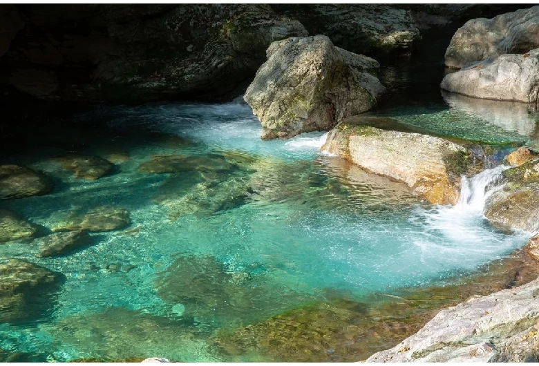 仁淀ブルーの水面