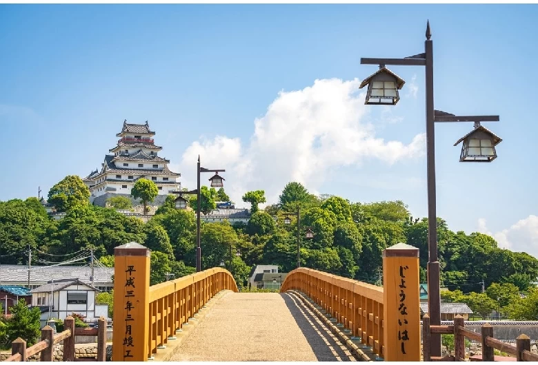 唐津城と橋