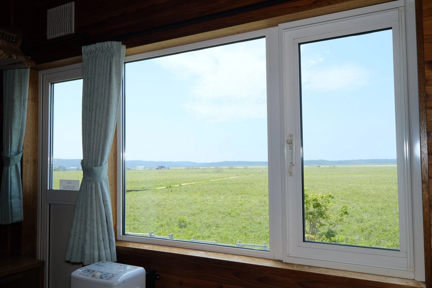 湿原側の部屋からの眺め