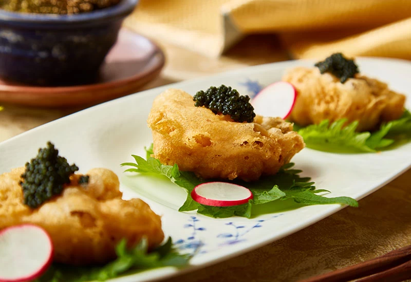 本場シェフによる創作料理の数々