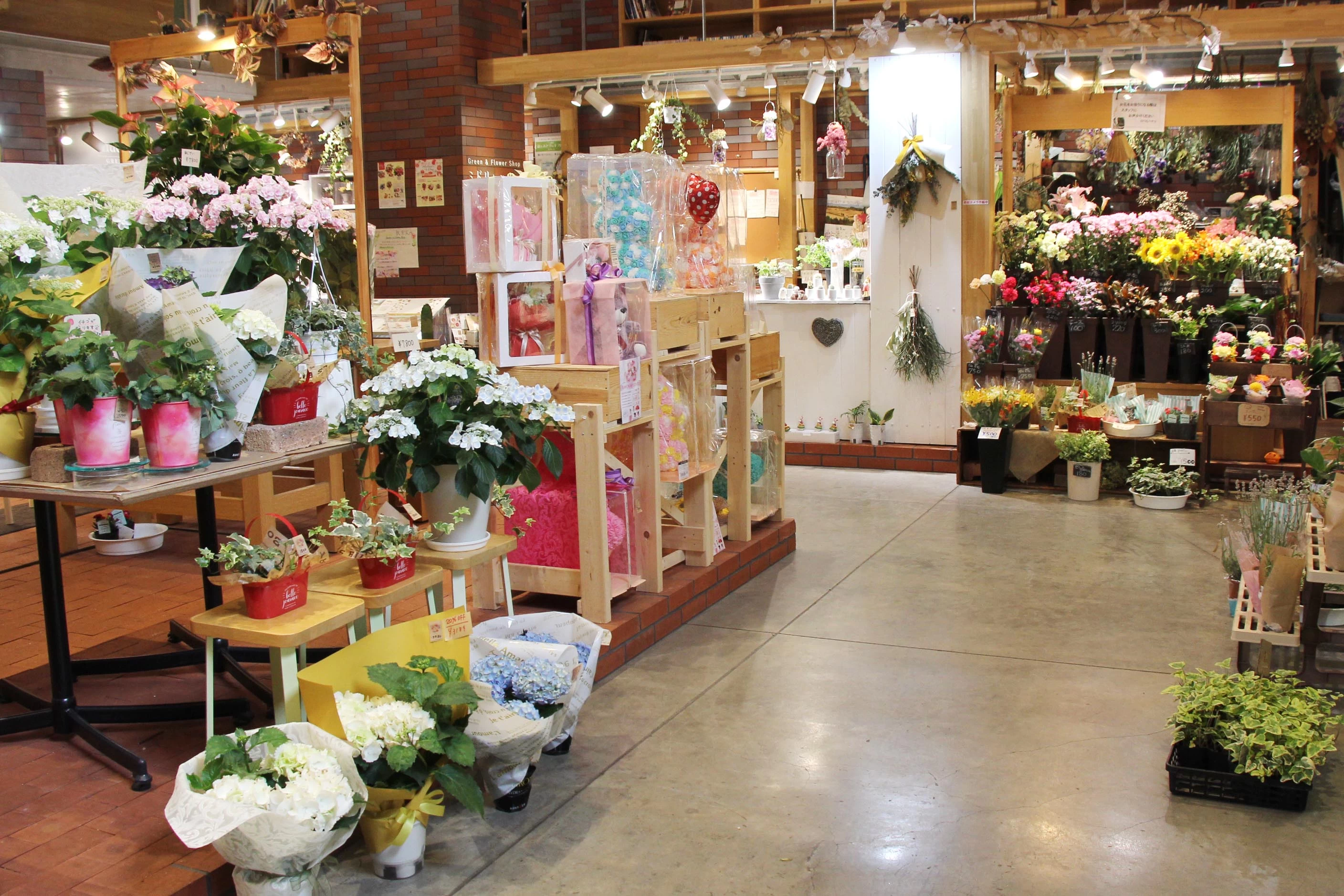 ミドリとハナコ 売り場の様子