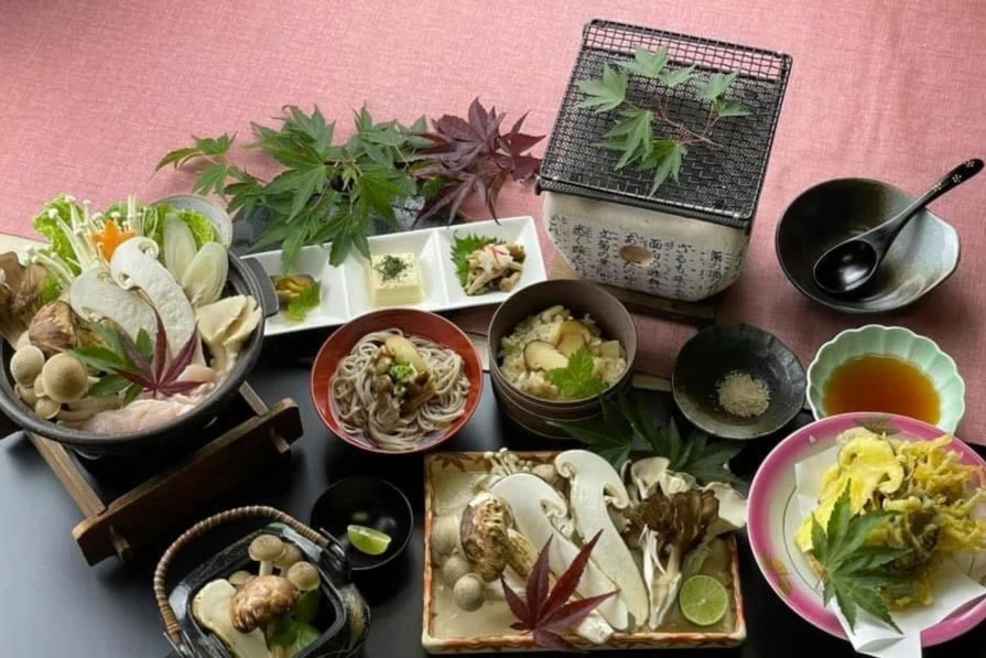 松茸づくし