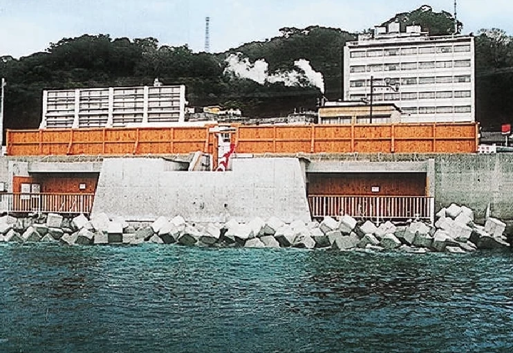 海との距離がとても近い